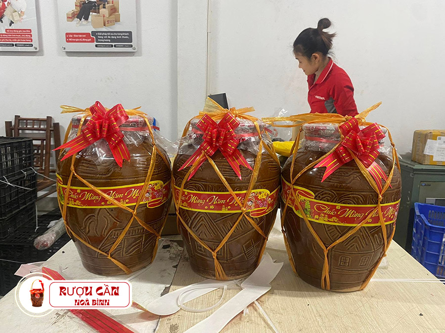 Một số bình rượu cần nhỏ 5 6 8 lít