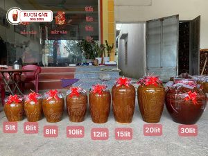 Các loại bình rượu cần làm quà biếu